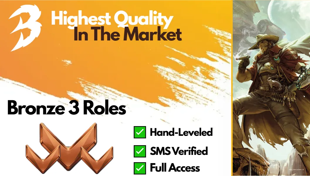 S18 ⭐  Triple Bronze All Roles ⚡ Handmade ✅ Phone Verified ✅ Full Access
